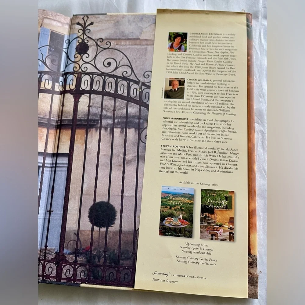 Williams Sonoma French Cookbook Picture Book Time Life Savoring